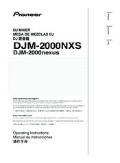 Pioneer DJM-2000NXS Operating Insructions