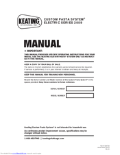 Keating Of Chicago 20 User Manual
