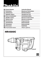Makita HR4500C Instruction Manual