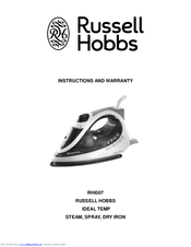 Russell Hobbs RHI007 Instructions And Warranty