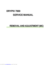 Fujifilm DRYPIX 7000 Service Manual