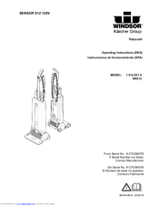 Windsor Sensor SRS12 Operating Instructions Manual