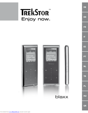 TrekStor blaxx Operating Instructions Manual