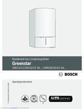 Bosch Greenstar ZBR21-3A Operating Instructions Manual