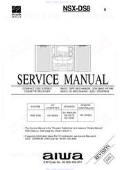 Aiwa NSX-DS8 Service Manual