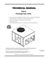 Goodman GPG153709041A Series Technical Manual