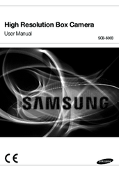 Samsung SCB-6003 User Manual