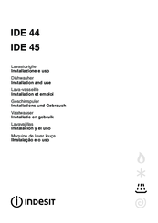 Indesit IDE 45 Installation And Use Manual