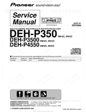 Pioneer Premier DEH-P350 Service Manual