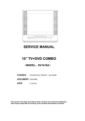 Advent DV1418A Service Manual