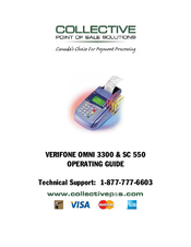 VeriFone SC 550 Operating Manual