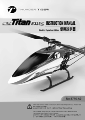 THUNDER TIGER mini Titan 3325 Instruction Manual