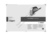 Bosch GST 25 Metal Professional Original Instructions Manual