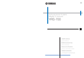 Yamaha YRS-700 Owner's Manual