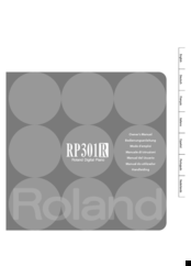 Roland RP301R Owner's Manual