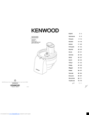 Kenwood MGX400 Instructions Manual