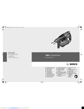 Bosch GBH 36 V-LI Professional Original Instructions Manual