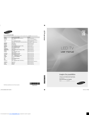 Samsung UE26C4005 User Manual