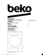Beko DV 7120 User Manual