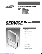 Samsung SP43T7HPX/BWT Service Manual