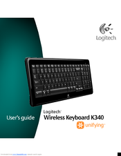 Logitech K340 - Wireless Keyboard User Manual