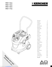 Kärcher WD 7.2 series Manual