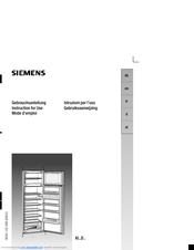 Siemens KI..D series Instructions For Use Manual