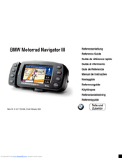 BMW Motorrad Navigator III Reference Manual