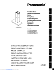 Panasonic KH-B90FBC1 Operating Instructions Manual
