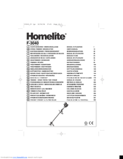 Homelite F-3040 User Manual