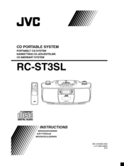 JVC RC-ST3SL Instructions Manual