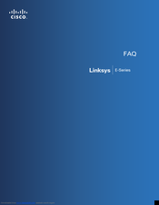 Cisco Linksys E-Series Faq