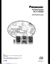 Panasonic SC-CH64M Operating Instructions Manual