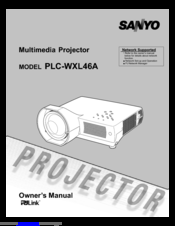 Sanyo PLC-WXL46A Owner's Manual