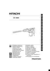 Hitachi DH38MS Handling Instructions Manual
