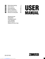 Zanussi ZDI12010XA User Manual