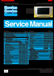 Philips 26MF231D/37 Service Manual