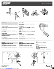 Shure MX150/C User Manual