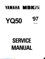 Yamaha YQ50 Service Manual
