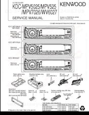 Kenwood KDC-MPV7026 Service Manual