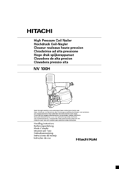 Hitachi NV 100H Handling Instructions Manual