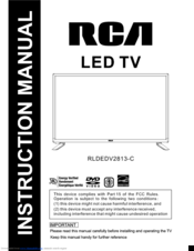 RCA RLDEDV2813-C Instruction Manual