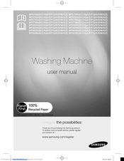 Samsung WF0702N Series User Manual
