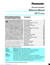 Panasonic CF-71 Series Reference Manual