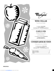 Whirlpool WWC287BLS - Wine Cooler Use & Care Manual