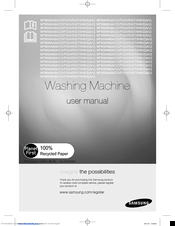 Samsung WF8598NH Series User Manual