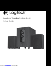 Logitech Z443 Setup Manual