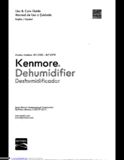 Kenmore 407.52501 Use & Care Manual