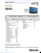 Philips 42TA2800/79 Service Manual