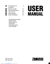 Zanussi ZDF14011WA User Manual